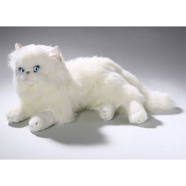Lüge weiße persische Katze 30 cm