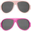 Klicken Sie auf die Sonnenbrille für Kinder 2-5 Jahre rosa 2 Stücke