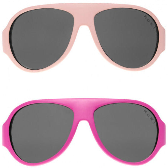 Klicken Sie auf die Sonnenbrille für Kinder 2-5 Jahre rosa 2 Stücke