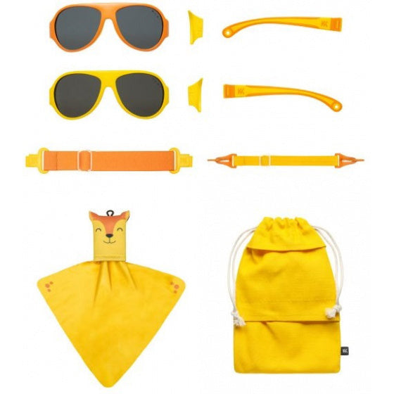 Klicken Sie auf die Sonnenbrille für Kinder 2-5 Jahre gelb 2 Stücke