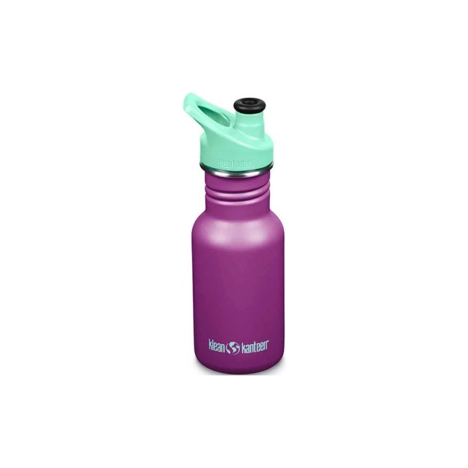 KLEAN Kanteen -Trinkflasche Kinder schmale Sportdop 355 ml (12 Unzen) Traube