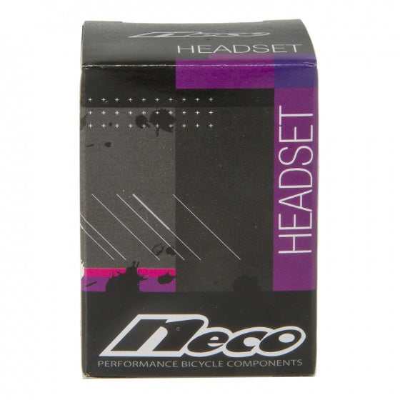 NECO-Half-Kartridge-Ahead-Kugel Kopfstahl 1 1 8 Zoll Schwarz
