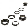 NECO-Half-Kartridge-Ahead-Kugel Kopfstahl 1 1 8 Zoll Schwarz