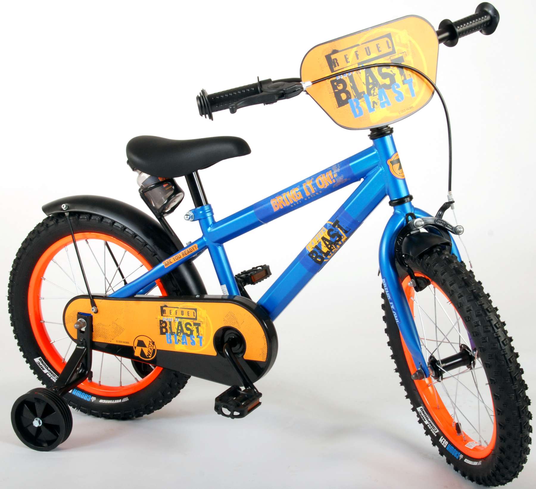 NERF Kinderfahrrad – Jungen – 16 Zoll – Satinblau
