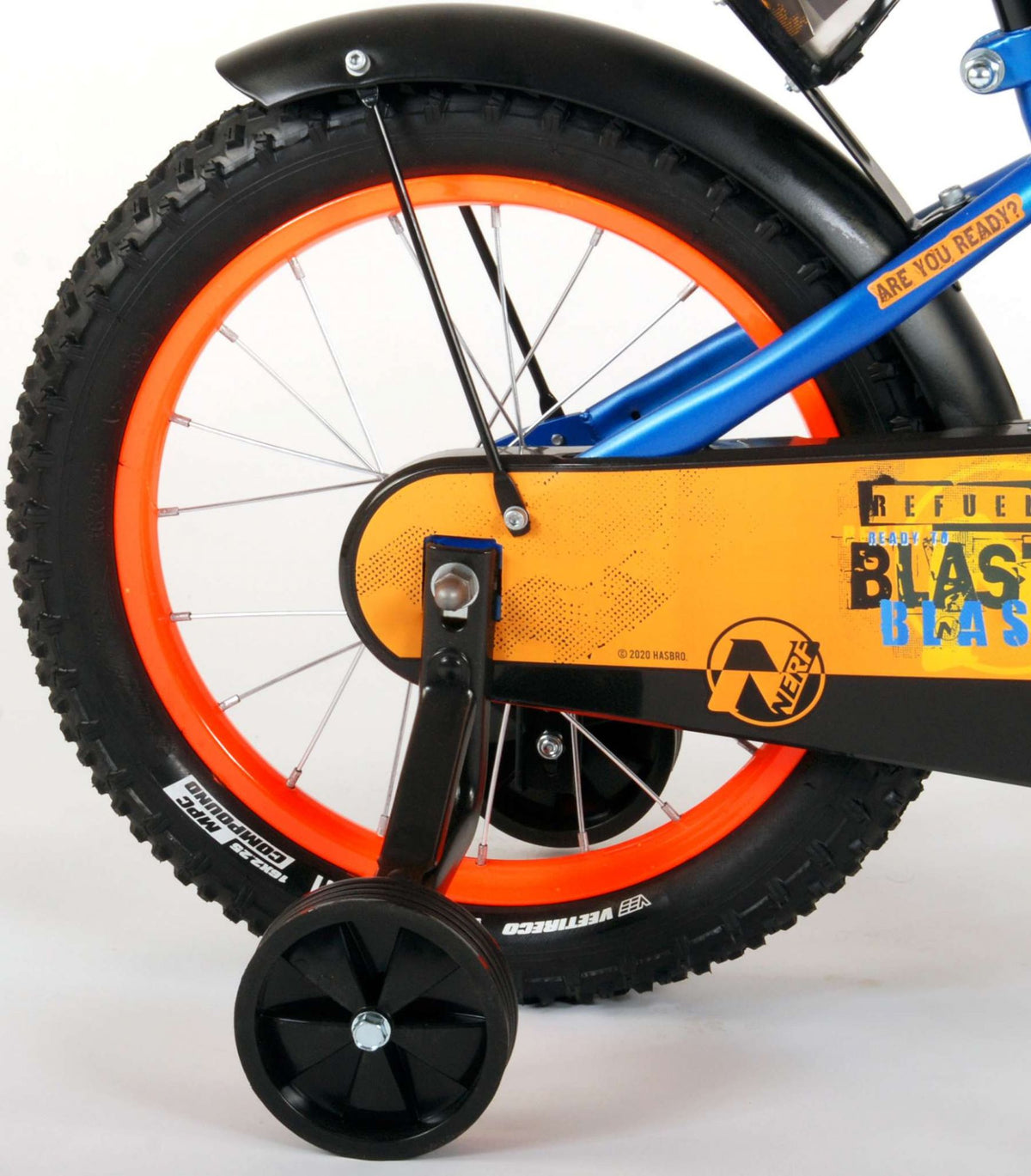 NERF Kinderfahrrad – Jungen – 16 Zoll – Satinblau