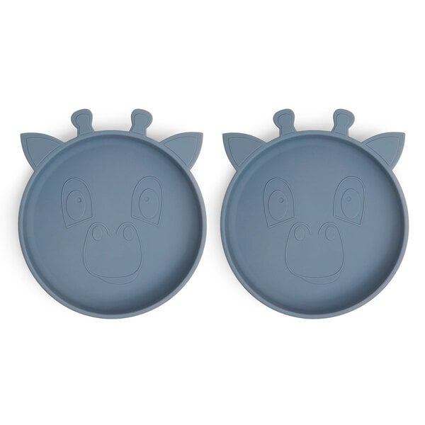 Nuuroo Akila Silikonplatte 2-Pack Giraf