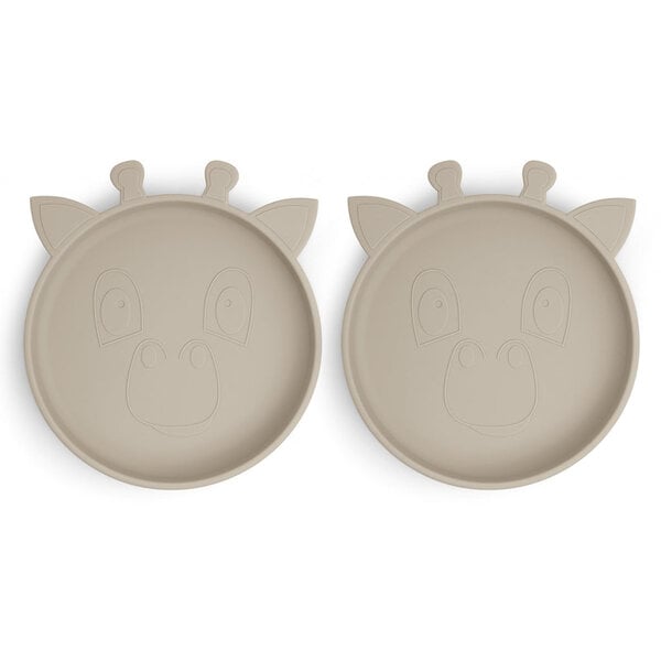 Nuuroo Akila Silikonplatte 2-Pack Giraf