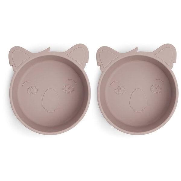 Nuuroo Alex Silicone Deep Plate 2-Pack Koala