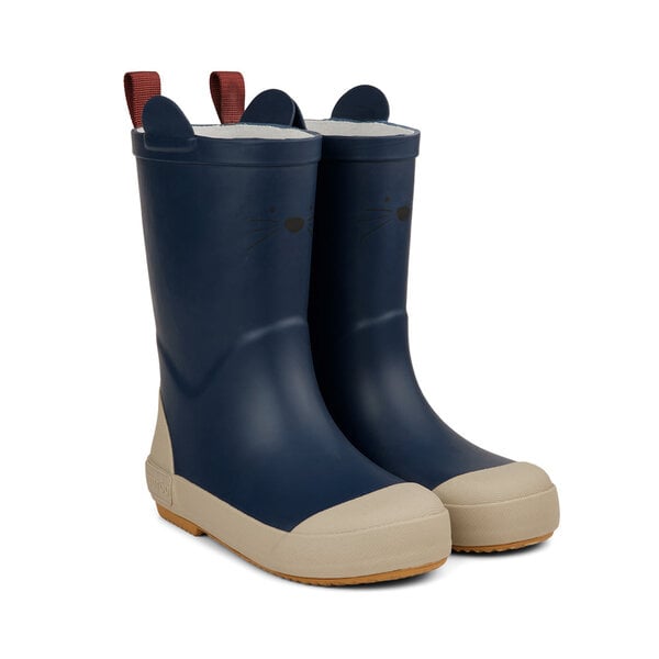 Nuuroo Anton Animal Rubber Boots-Schwarze Iris