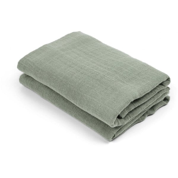Nuuroo Bao Musselin-Stoff 2-Pack-Warmgrün