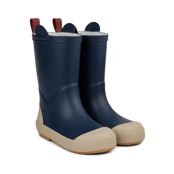 Nuuroo Joe Rubberboots-schwarze Iris