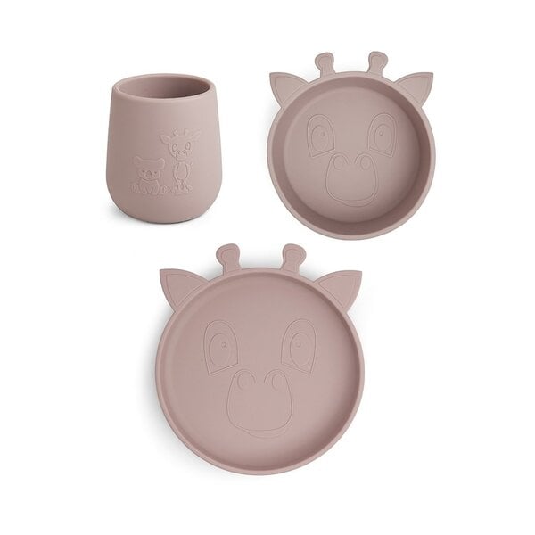 Nuuroo Judi Silicon Dinner Set 3-Pack Giraf