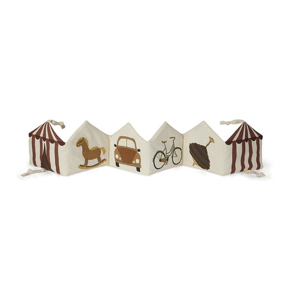 Nuuroo Kit Fabric Book-Creme Circus