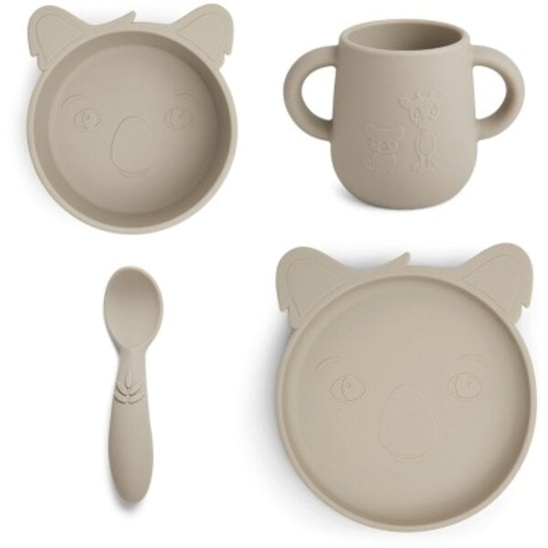 Nuuroo Lykke Silicon Dinner Set 4-Pack Koala