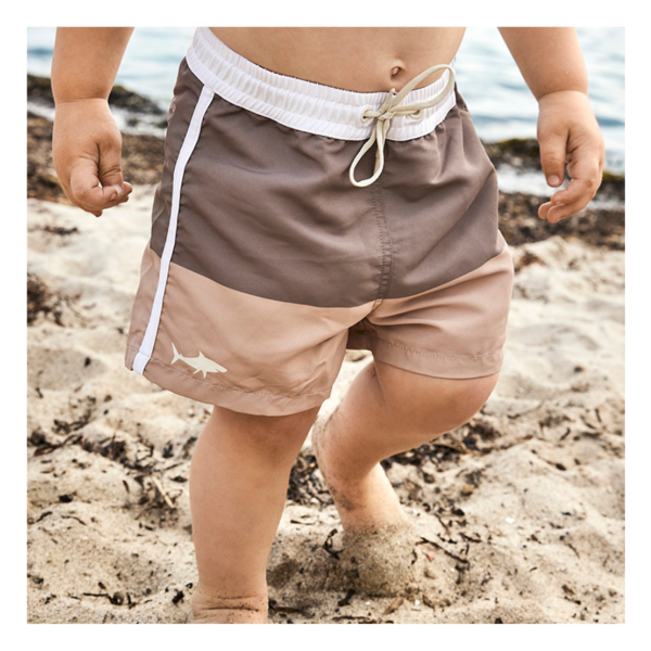 Nuuroo Milo Schwimmshorts ligh braun warmes Grün