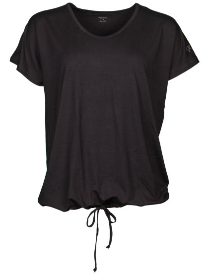 Papillon losen Fit Sportshirt Round Hals Damen Schwarz Größe M