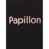 Papillon losen Fit Sportshirt Round Hals Damen Schwarz Größe S S