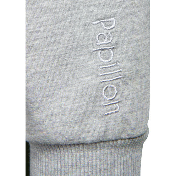 Papillon Sweat Kapuzenweste Damen graue Größe xxl