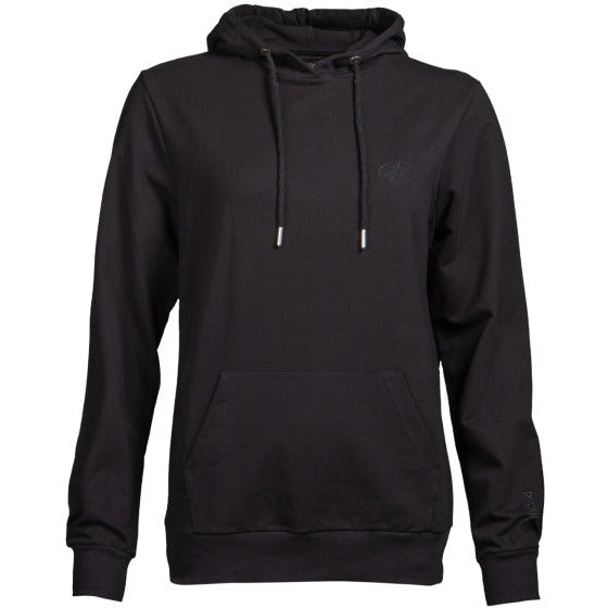 Papillon Sweat Hoody Baumwoll Damen Schwarz Größe s
