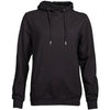 Papillon Sweat Hoody Baumwoll Damen Schwarz Größe l