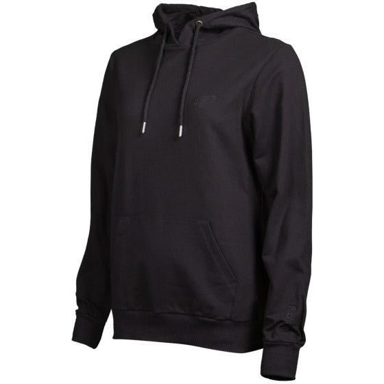 Papillon Sweat Hoody Baumwoll Damen Schwarz Größe l