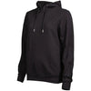 Papillon Sweat Hoody Baumwoll Damen Schwarz Größe s