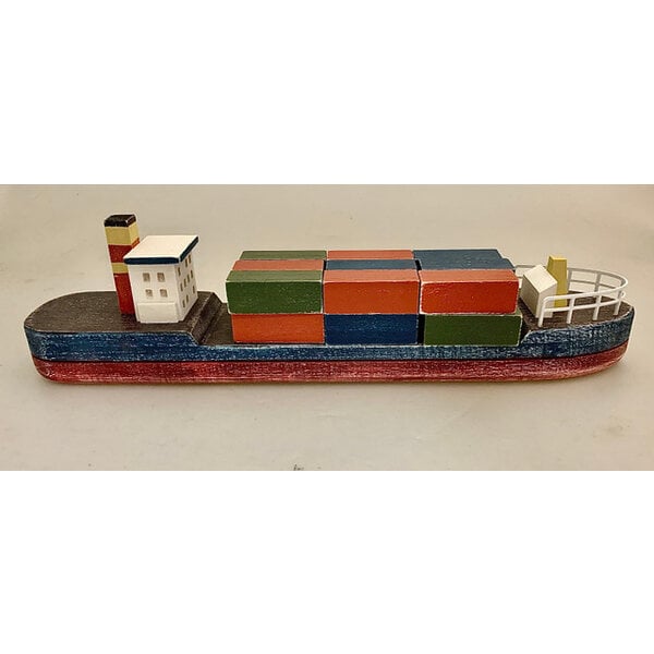 Papoose Toys Container Boat 19pc