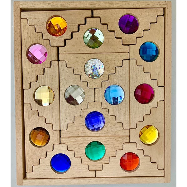 Papoose Toys Niederländische Stufe Blöcke 16PC
