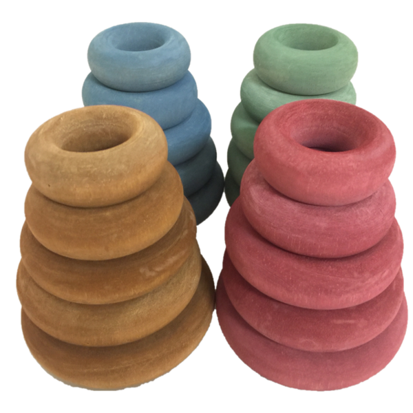 Papoose Toys Erde Donuts 20pc