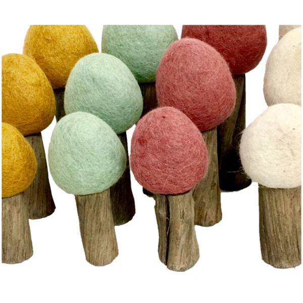 Papoose Toys Erde Waldbäume 12pc