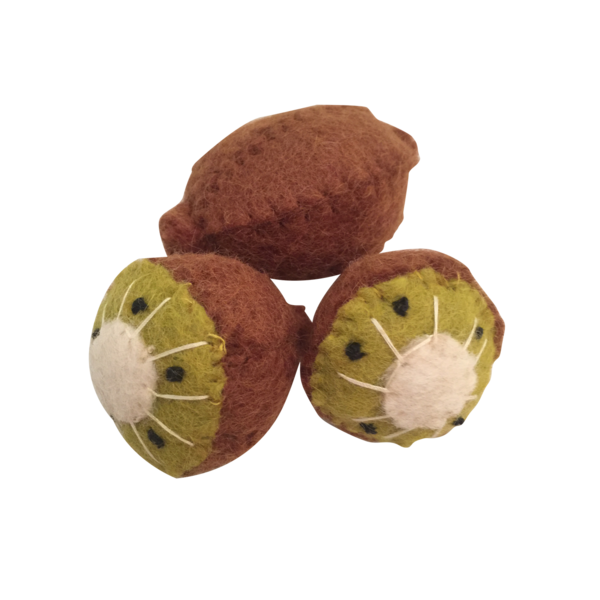Papoose Toys Obst Kiwi 3PC