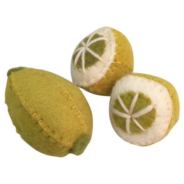 Papoose Toys Fruit Lemon 3PC