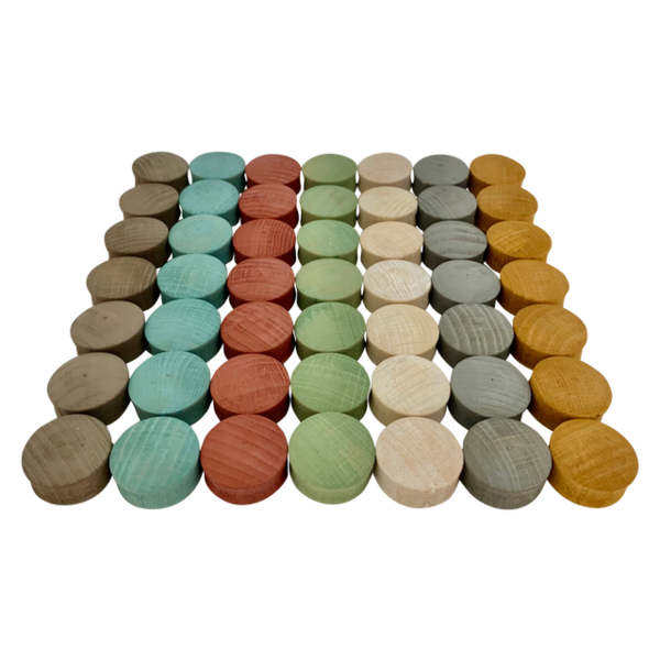 Papoose Toys Mini Earth konkav 3cm 49pc