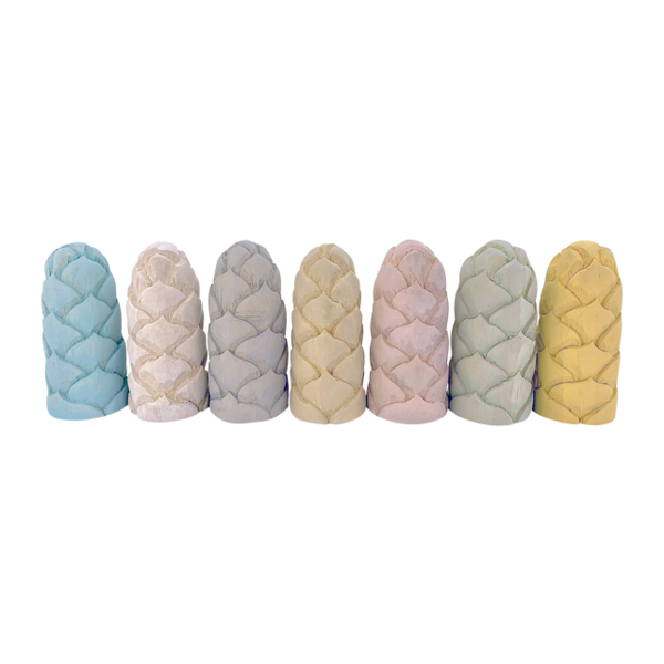 Papoose Toys Mini Pastellblüte Buds LR 7pc