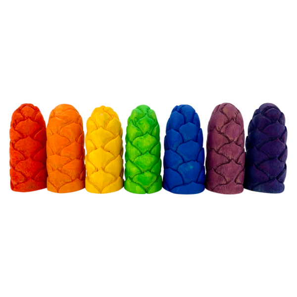 Papoose Toys Mini Regenbogenblüte Bud LR 7pc