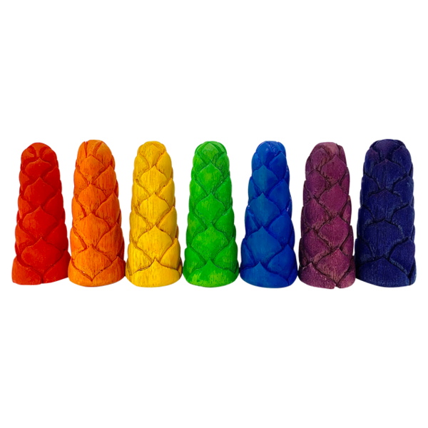 Papoose Toys Mini Regenbogenblüte S 7pc