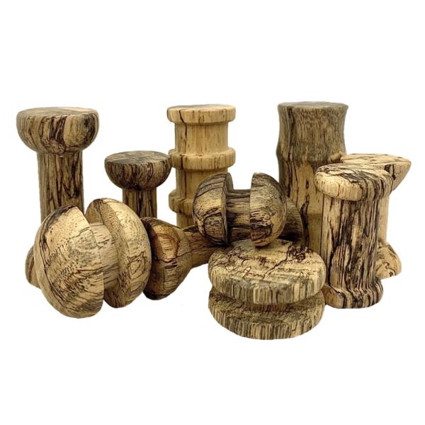 Papoose Toys Mini WW Spool Set Tamarind 10