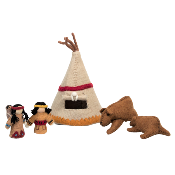 Papoose Toys Ureinwohner Amerikas 5pc