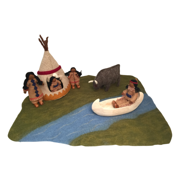 Papoose Toys Ureinwohner Amerikas 9PC