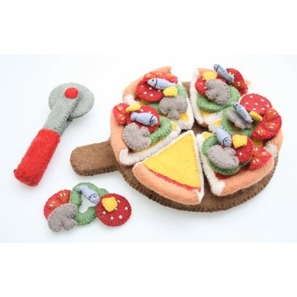 Papoose Toys Pizza und Serverschneider alle Toppings