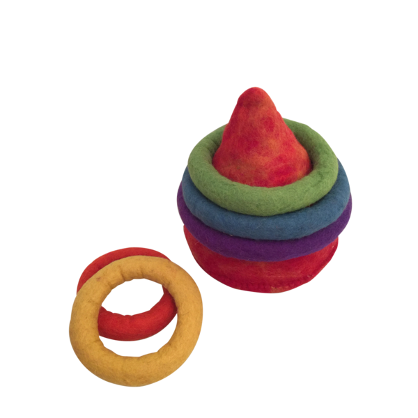 Papoose -Spielzeug Rainbow Quoits