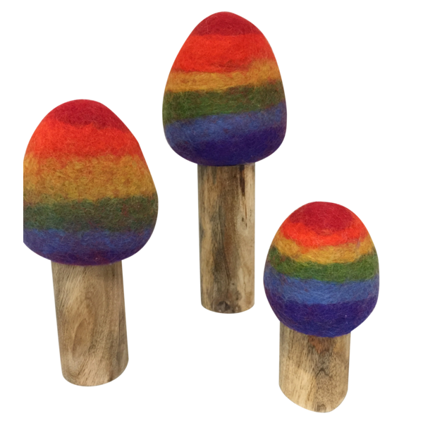 Papoose -Spielzeug Regenbogenbäume 3