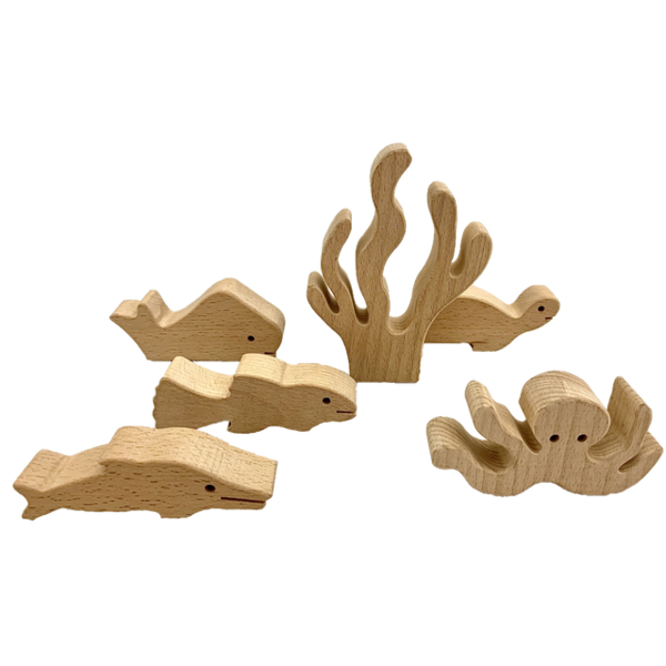 Papoose Toys Sea Story 6pcs