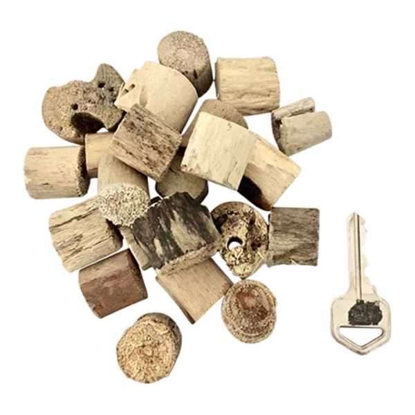 Papoose Toys Short Round Driftwood 20pc