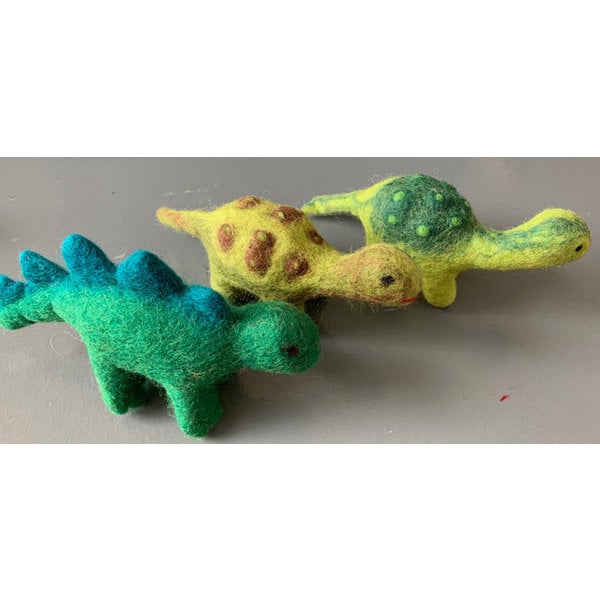 Papoose -Spielzeug kleine PRD -Dinosaurier 3pc