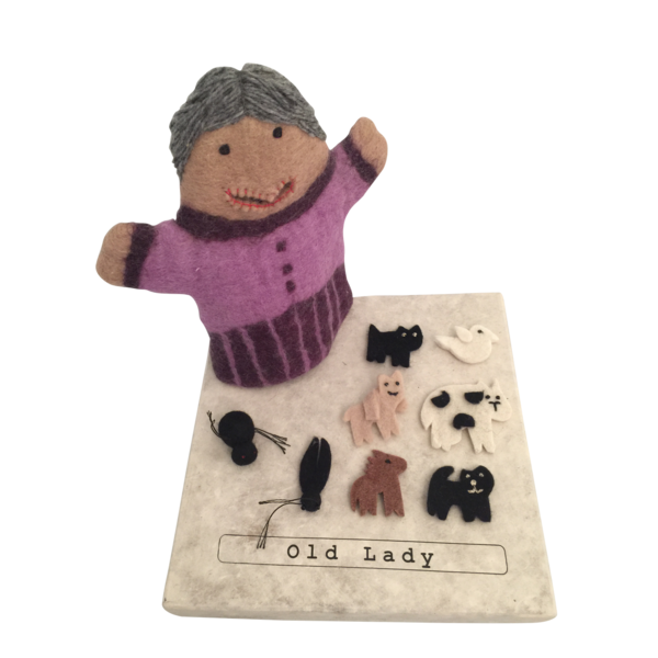 Papoose Toys Story Puppe alte Dame schlucken