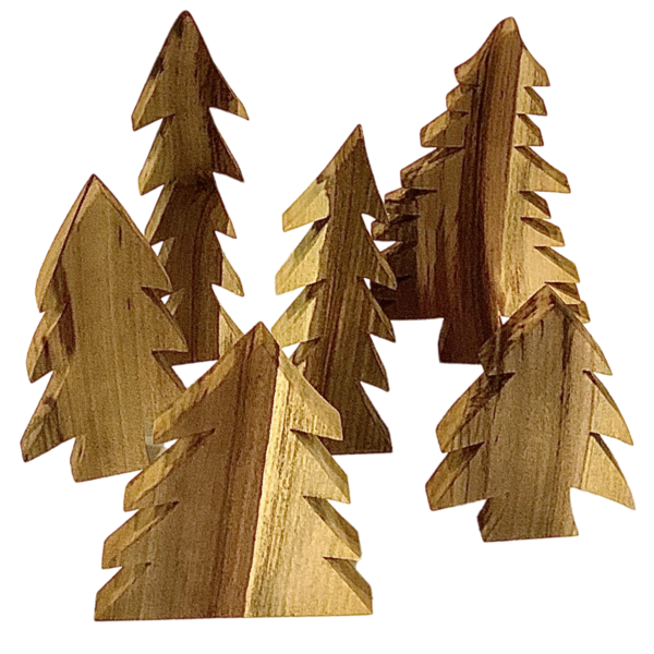 Papoose Toys Tree Set 6PC