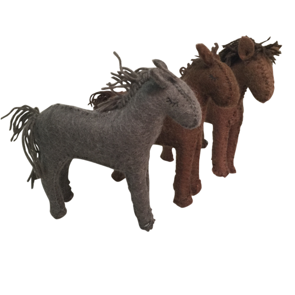 Papoose Toys Village Horses 3
