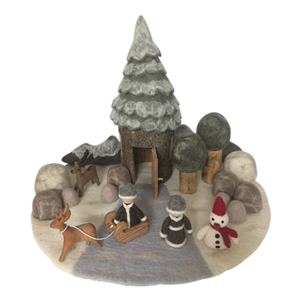 Papoose -Spielzeug Winterfee Set 23 Stücke
