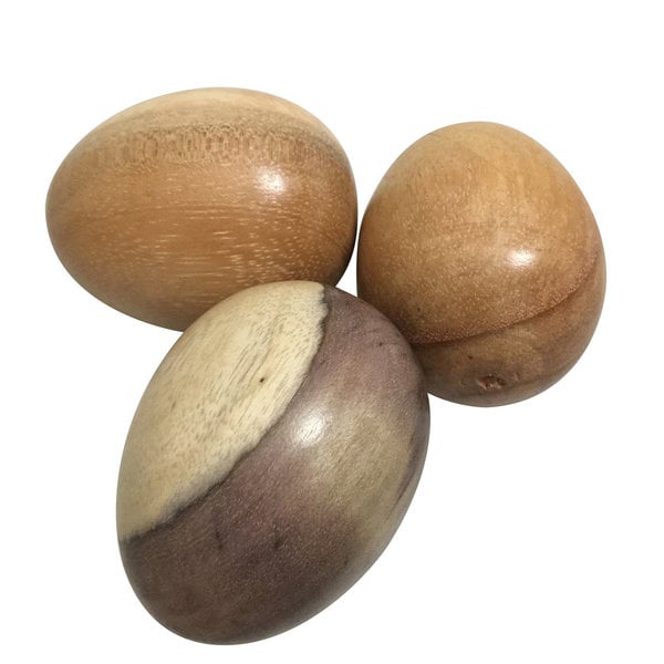 Papoose -Spielzeug Holz Eier 6pc